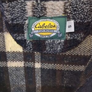 Cabela's Brown and Gray Plaid Jacket